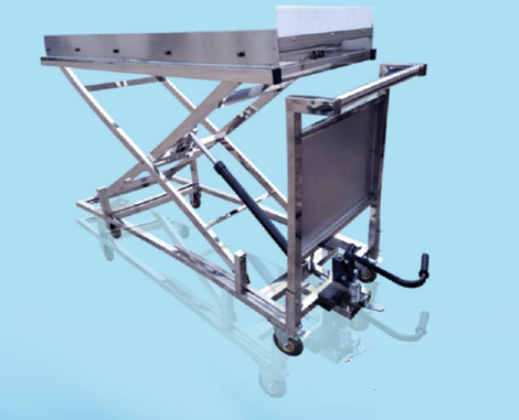 Mortuary Hydraulic Lifter Trolley SM-MHLT002